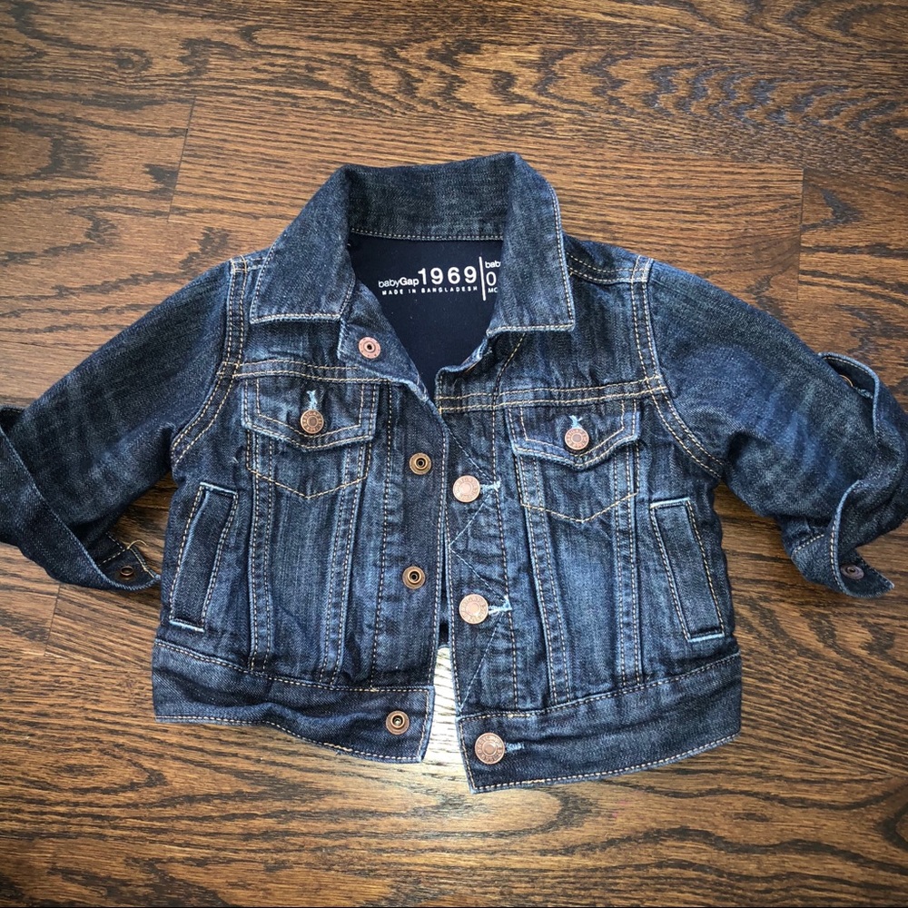 Gap Infant Denim Jacket, Size 0-6 Months